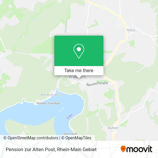 Карта Pension zur Alten Post