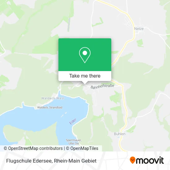 Карта Flugschule Edersee