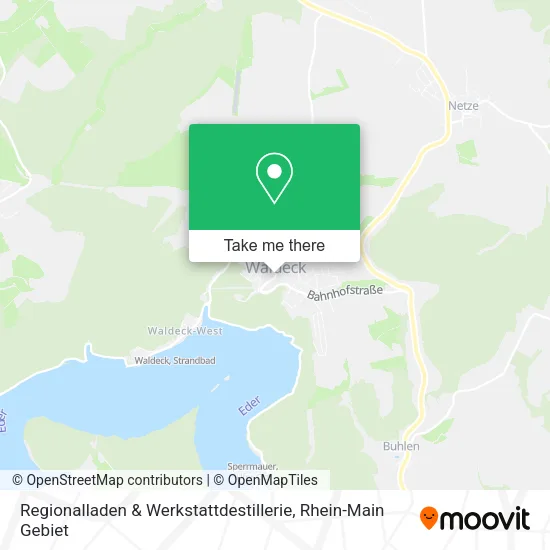 Карта Regionalladen & Werkstattdestillerie