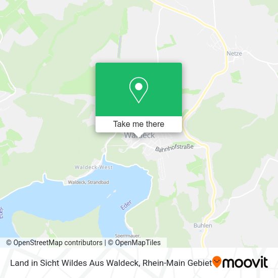 Карта Land in Sicht Wildes Aus Waldeck