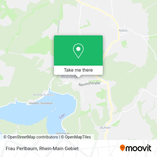 Frau Perlbaum map
