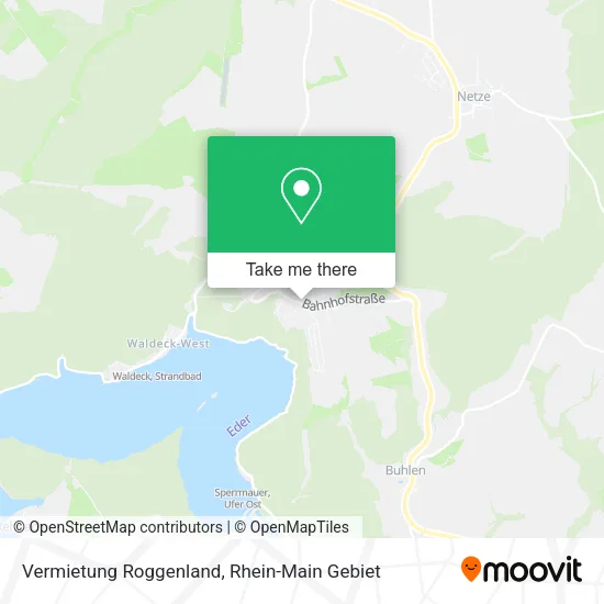 Карта Vermietung Roggenland