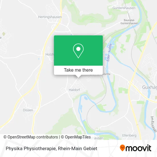 Карта Physika Physiotherapie