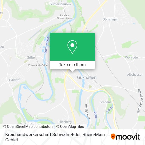 Карта Kreishandwerkerschaft Schwalm-Eder