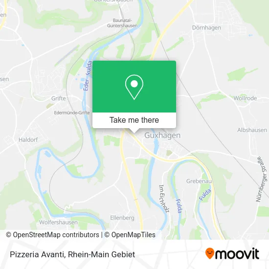 Карта Pizzeria Avanti