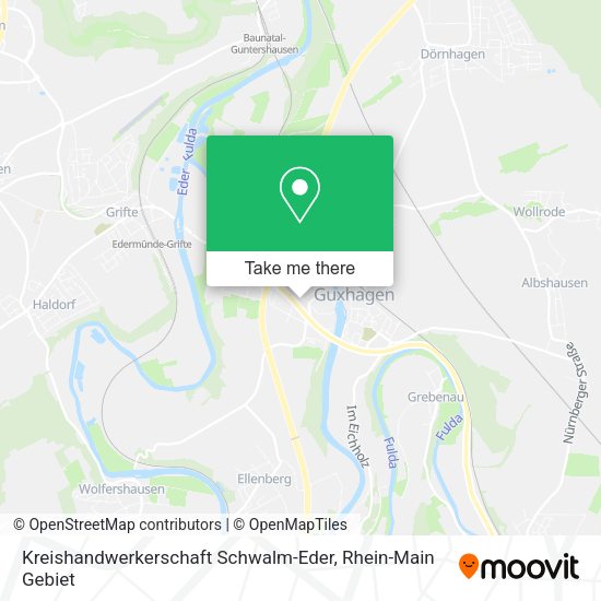 Карта Kreishandwerkerschaft Schwalm-Eder
