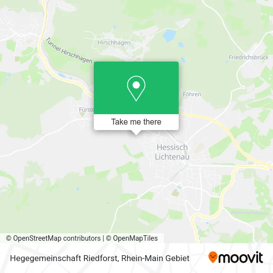 Карта Hegegemeinschaft Riedforst