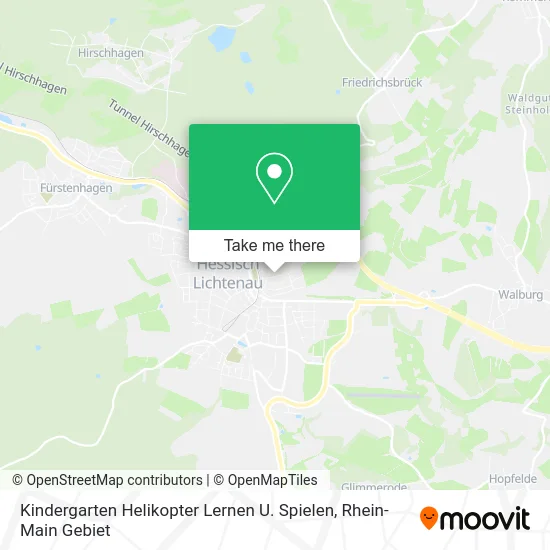 Карта Kindergarten Helikopter Lernen U. Spielen