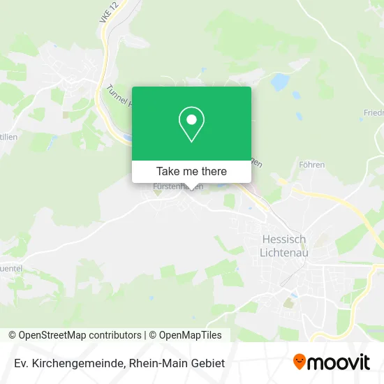 Карта Ev. Kirchengemeinde