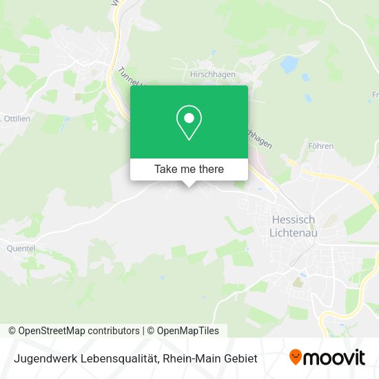 Карта Jugendwerk Lebensqualität