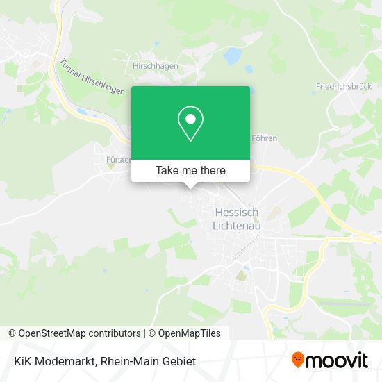 Карта KiK Modemarkt