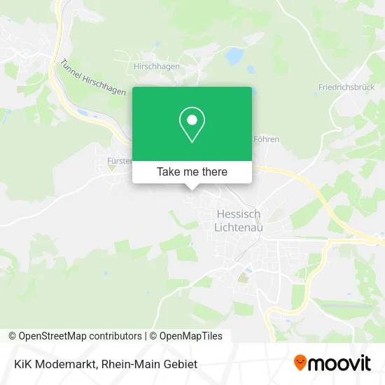 Карта KiK Modemarkt