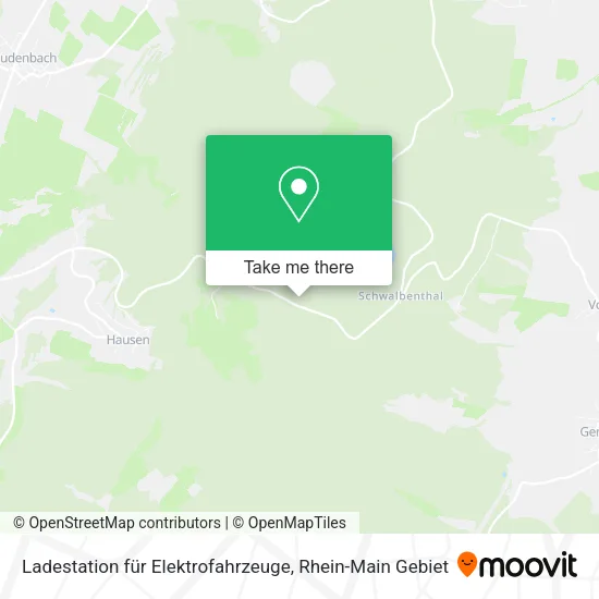 Карта Ladestation für Elektrofahrzeuge