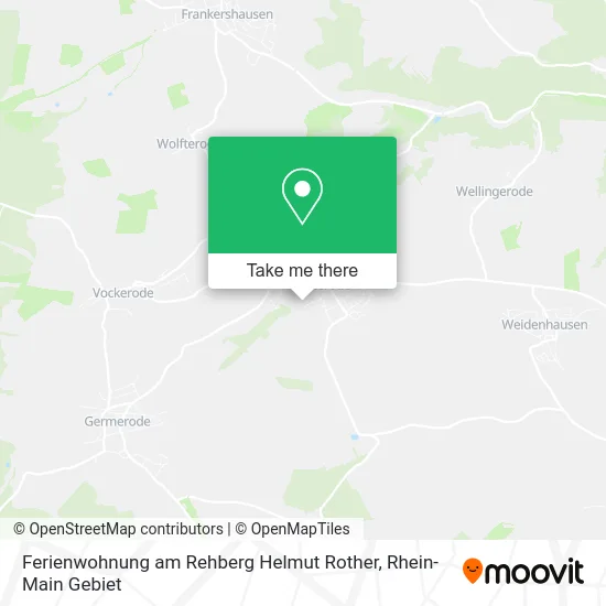 Карта Ferienwohnung am Rehberg Helmut Rother