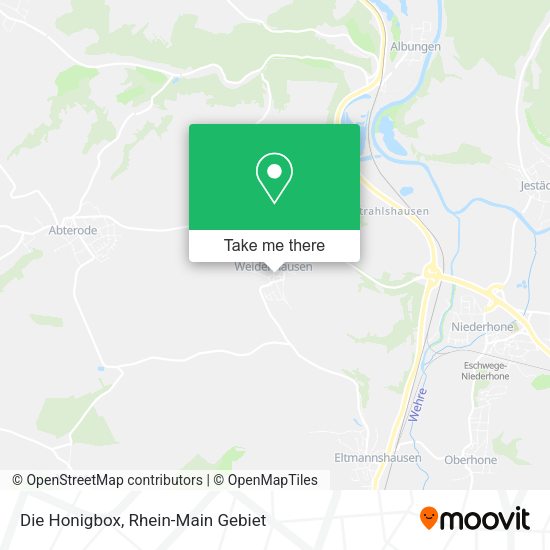 Карта Die Honigbox