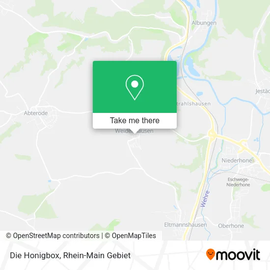 Карта Die Honigbox