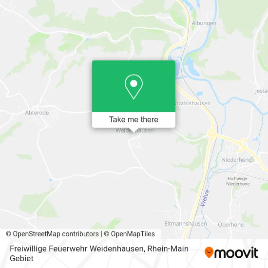 Карта Freiwillige Feuerwehr Weidenhausen