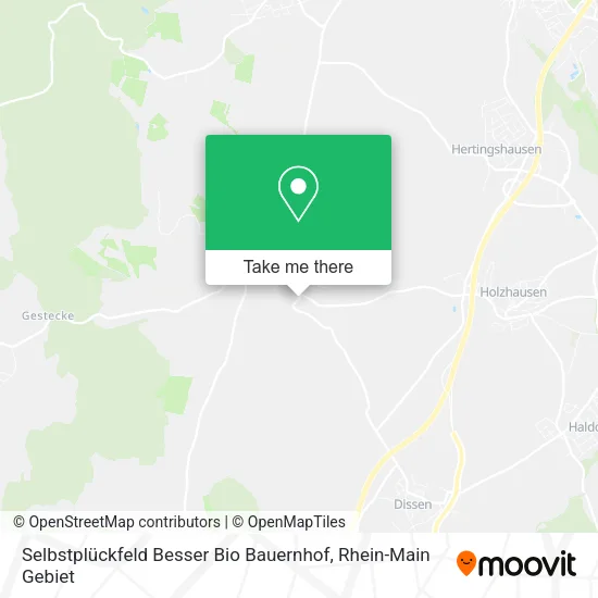 Карта Selbstplückfeld Besser Bio Bauernhof