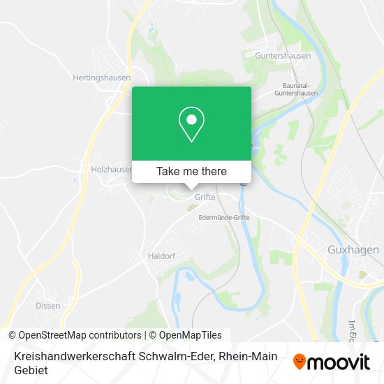 Карта Kreishandwerkerschaft Schwalm-Eder