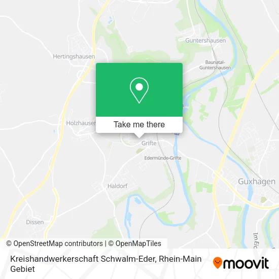 Карта Kreishandwerkerschaft Schwalm-Eder