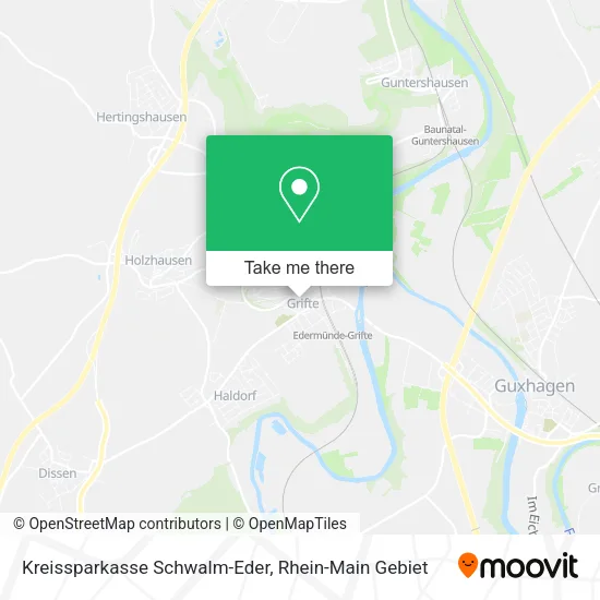 Карта Kreissparkasse Schwalm-Eder