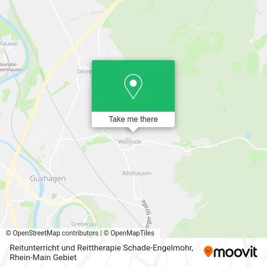 Карта Reitunterricht und Reittherapie Schade-Engelmohr