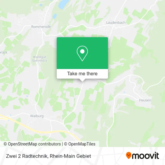 Карта Zwei 2 Radtechnik