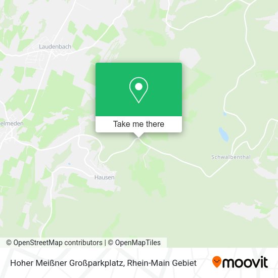 Карта Hoher Meißner Großparkplatz