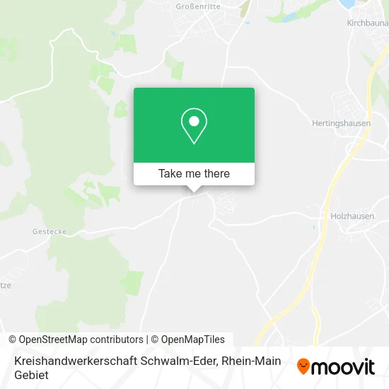Карта Kreishandwerkerschaft Schwalm-Eder