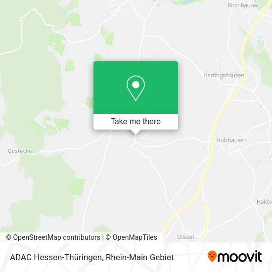 Карта ADAC Hessen-Thüringen
