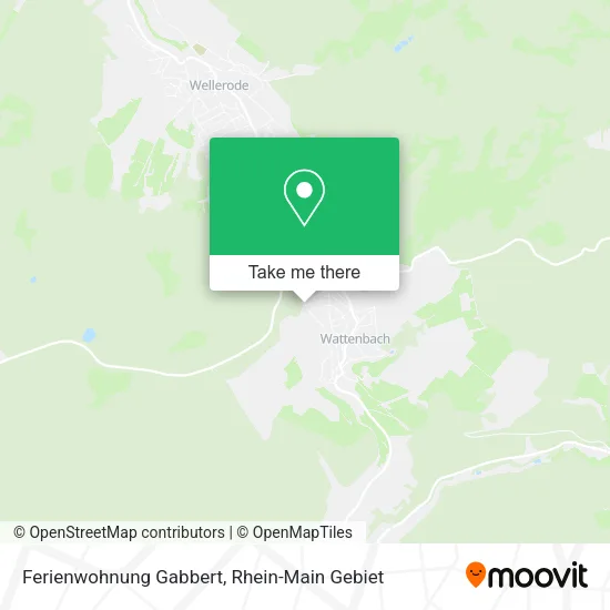 Карта Ferienwohnung Gabbert