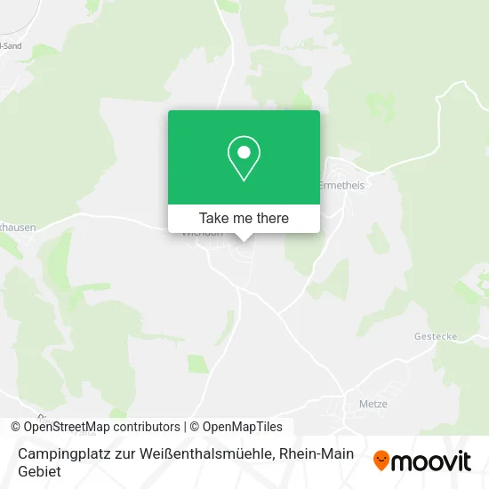Карта Campingplatz zur Weißenthalsmüehle