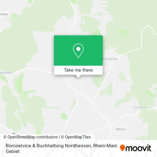 Büroservice & Buchhaltung Nordhessen map