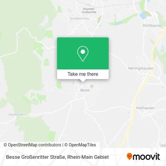 Карта Besse Großenritter Straße