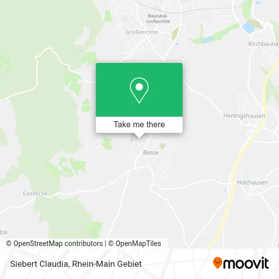 Siebert Claudia map