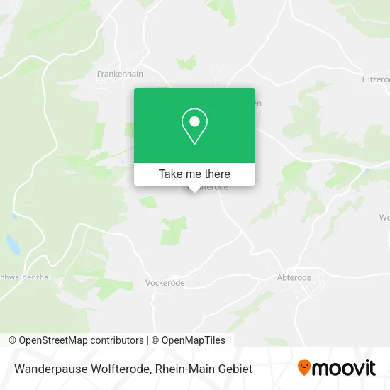Карта Wanderpause Wolfterode