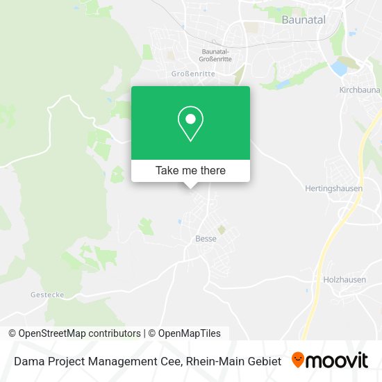 Карта Dama Project Management Cee
