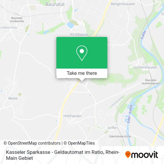Карта Kasseler Sparkasse - Geldautomat im Ratio