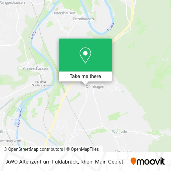 Карта AWO Altenzentrum Fuldabrück