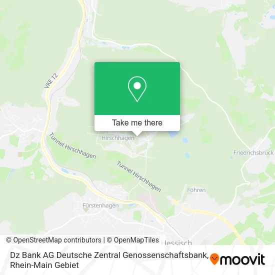 Карта Dz Bank AG Deutsche Zentral Genossenschaftsbank