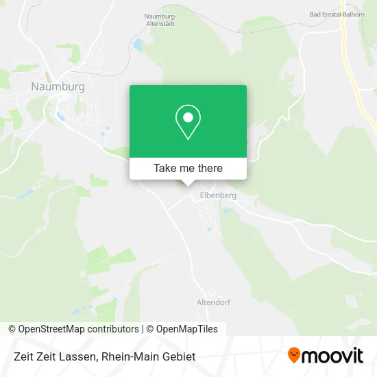 Карта Zeit Zeit Lassen