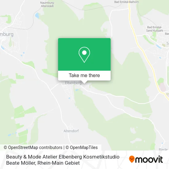 Карта Beauty & Mode Atelier Elbenberg Kosmetikstudio Beate Möller