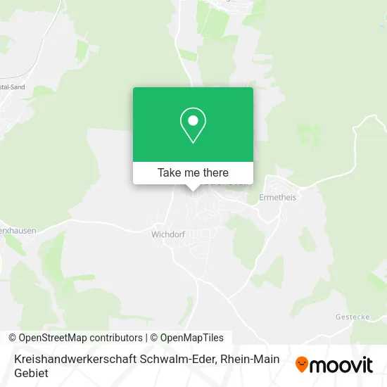 Карта Kreishandwerkerschaft Schwalm-Eder