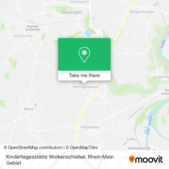 Карта Kindertagesstätte Wolkenschieber