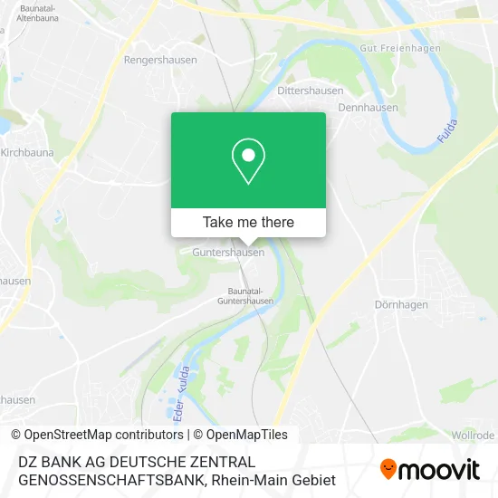 Карта DZ BANK AG DEUTSCHE ZENTRAL GENOSSENSCHAFTSBANK