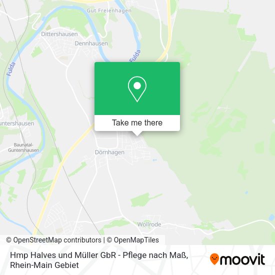 Карта Hmp Halves und Müller GbR - Pflege nach Maß