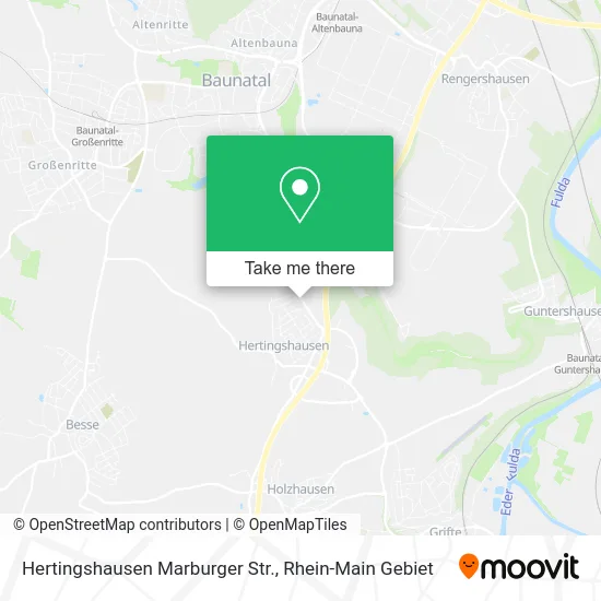 Карта Hertingshausen Marburger Str.