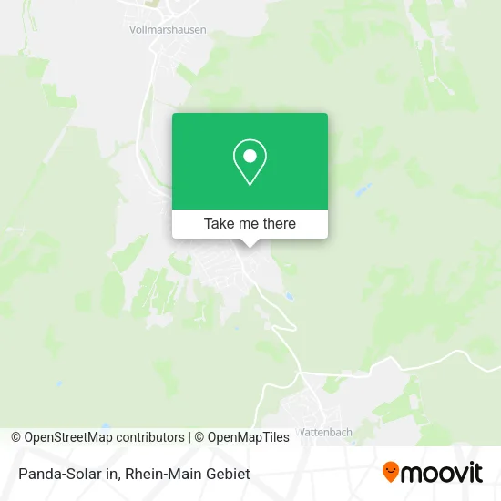 Panda-Solar in map