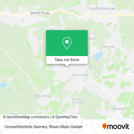 Umwelttechnik-Siemko map