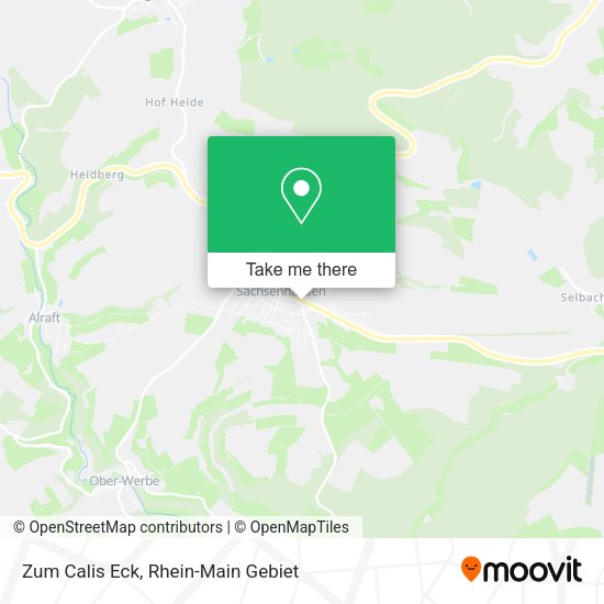 Карта Zum Calis Eck